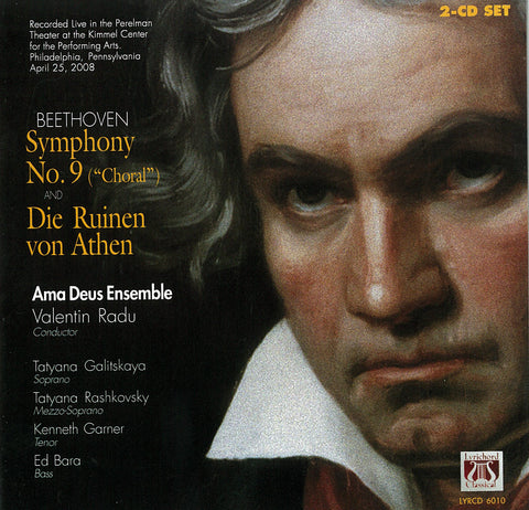 Beethoven: Symphony No. 9 ("Choral") in D Minor Opus 125 and Die Ruinen von Athen Opus 113 <font color="bf0606"><i>DOWNLOAD ONLY</i></font> LYR-6010