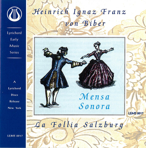 Mensa Sonora by Heinrich Biber - La Follia Salzburg <font color="bf0606"><i>DOWNLOAD ONLY</i></font> LEMS-8017