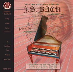 J.S. Bach: The Complete Clavier Suites, Vol. 2 <font color="bf0606"><i>DOWNLOAD ONLY</i></font> LEMS-8068